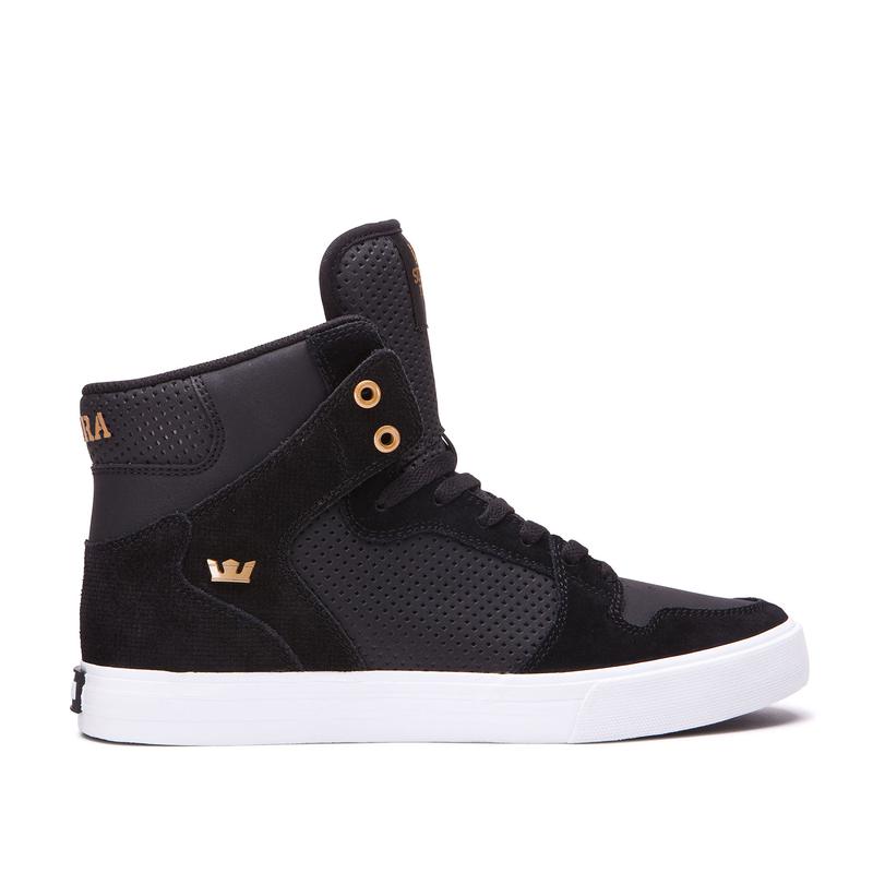 Zapatillas Altas Supra Argentina Hombre - VAIDER Negras (WRVFN-7321)